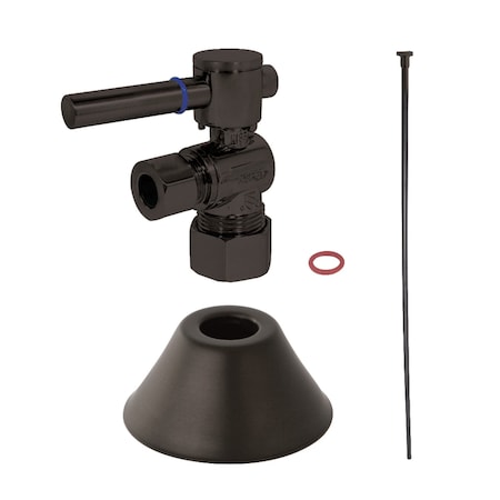 Kingston Brass CC53305DLTKF20 Plumbing Toilet Trim Kit, 5/8-Inch x 3/8-Inch O.D. Comp, Oil Rubbed Bronze CC53305DLTKF20